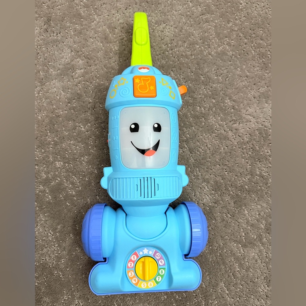 Fisher-Price Blue and Green Light-Up Musical Push Walker - Picture 3 of 3